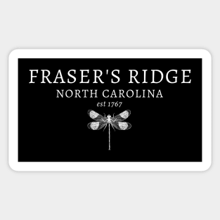 Fraser's Ridge North Carolina 1767 Sassenach Sticker